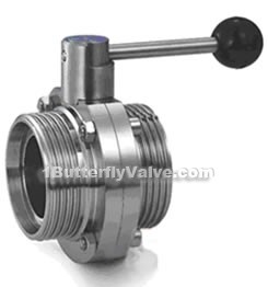 Manual metal hard-sealed wafer butterfly valves